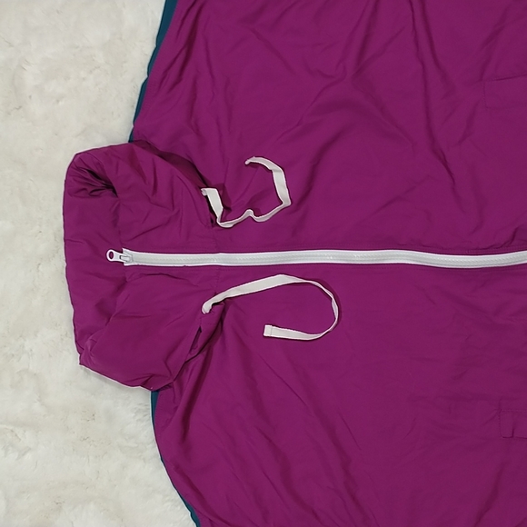 Free People Teal and Berry Retro Active Jacket Size L - Picture 9 of 15